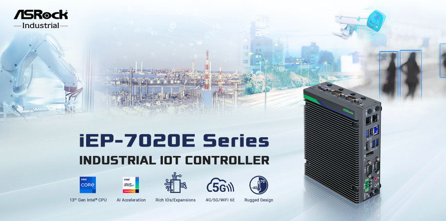 ASRock Launches Industrial IoT Controller for Intelligent Control at the Edge